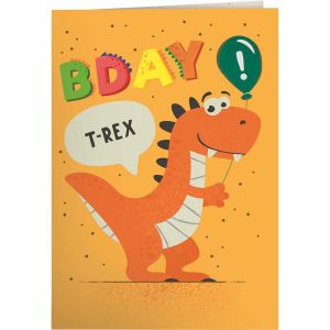 Čestitka Origami 3D T-Rex