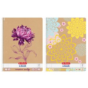 Blok kolegij A4 80 listova karo, Natural Vibes, Herlitz