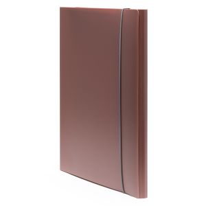 Fascikl s gumicom B4 Holos, polipropilen, dimenzija 35x25 cm, smeđi