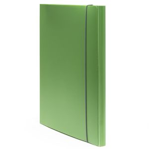 Fascikl s gumicom B4 Holos, polipropilen, dimenzija 35x25 cm, zeleni