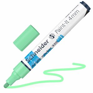 Flomaster Schneider, akrilni marker, Paint-It 340, 4 mm, pastelno zeleni