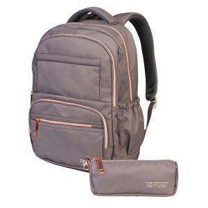 Ruksak i pernica set 2/1 TARGET GLAMMER DUSTY GREY 28709 + pernica gratis