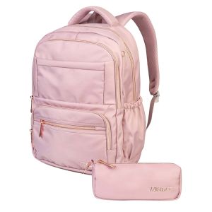 Ruksak i pernica set 2/1 TARGET GLAMMER ANTIQUE PINK 28710 + pernica gratis