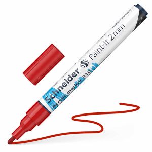 Flomaster Schneider, akrilni marker, Paint-It 310, 2 mm, crveni