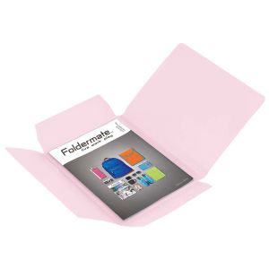 Fascikl s klapnama i gumicom PP A4, Foldermate Loft 61705 rozi