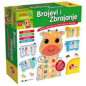 Slagalica puzzle Brojevi i zbrajanje Carotina 3-6god.