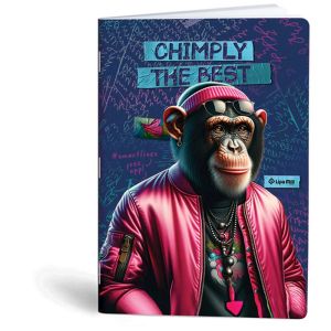 Bilježnica A4 40 listova karo Fashion animals