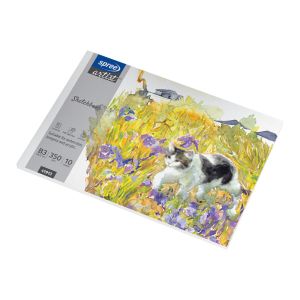 Blok za skiciranje; B3 350 grama, 10 listova, Spree