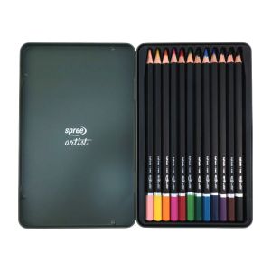 Bojice drvene Spree, 12/1 u metalnoj kutiji