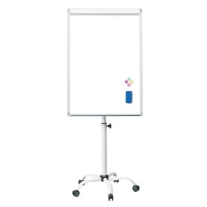 Ploča Flipchart magnetna na stalku s kotačićima 70x100 cm Spree