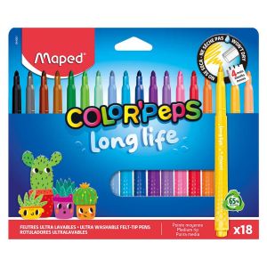 Flomasteri školski Maped Color'Peps Long life 2, 18/1 MAP844001