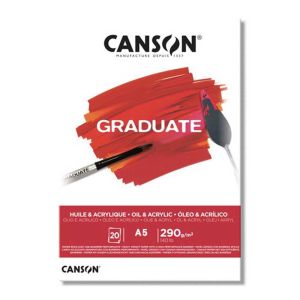 Blok slikarski A5, 290gr/20listova, Canson Graduate