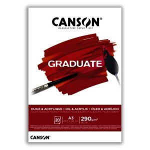 Blok slikarski A3, 290gr/20listova, Canson Graduate