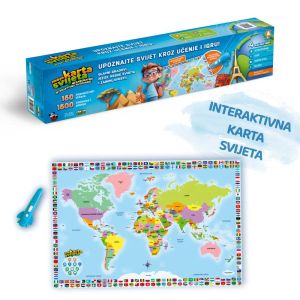 Igra društvena karta svijeta- my map world tour