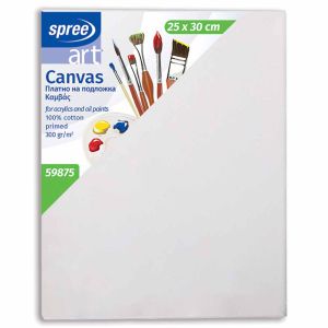 Platno slikarsko, ploča, 100 % pamuk, impregnirano, 25x30 cm, Spree