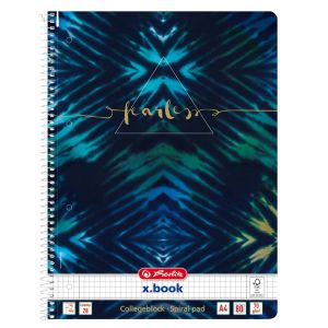 Blok kolegij A4 80 listova karo, New Batik Fearless, Herlitz