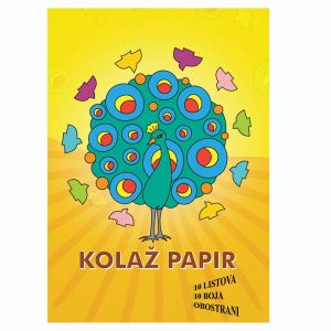 Papir kolaž A4 10 listova, obostrani, sjajni