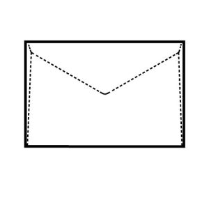 Kuverte 176x250 mm B5-BB, bijela