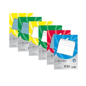 Kuverte premium 1/25 120 x 176 B6-5 latex