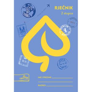 Rječnik A6 40 listova 2 kolone Lipa Mill