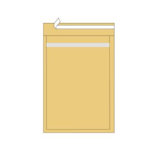 Kuverta sa zračnim jastučićima TIP D 200X270 mm / 180X260 mm, žuta