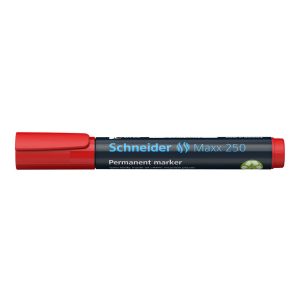 Flomaster Schneider, permanent marker, Maxx 250, 2-7 mm, crveni