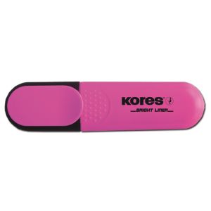 Tekstmarker Kores, Bright Liner, 0,5-5 mm, rozi
