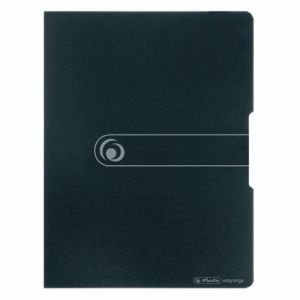 Mapa s varenim uložnim fasciklima A3/20, Easy orga to go, Herlitz, crna