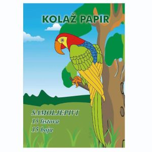 Papir kolaž A4 15/1 sjajni samoljepivi