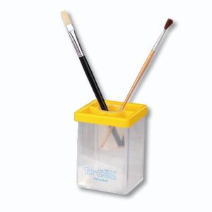 Čaša PVC s držačem kistova Toy color