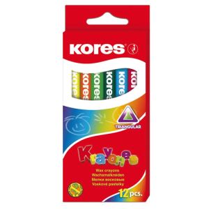 Pastele voštane Kores trokutaste 12/1