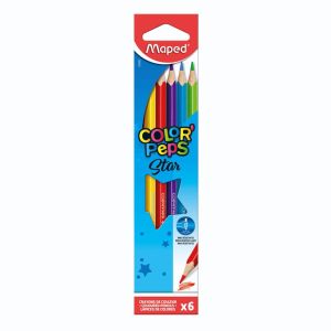 Bojice drvene Maped Color'Peps trobridne 6/1 MAP832002
