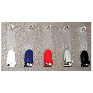 Kvačica metalna za ID karticu s plastičnom vezicom 62031